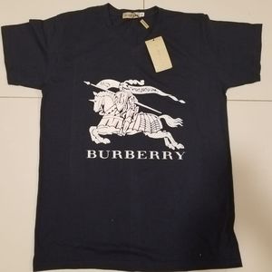 Burberry t shirt tops short sleeve men size large
